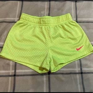 Toddler girl | Nike bottoms | Neon yellow | Size 4T